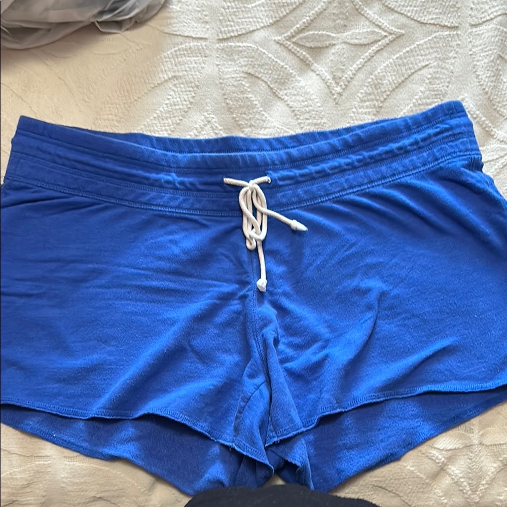 Blue Drawstring Shorts